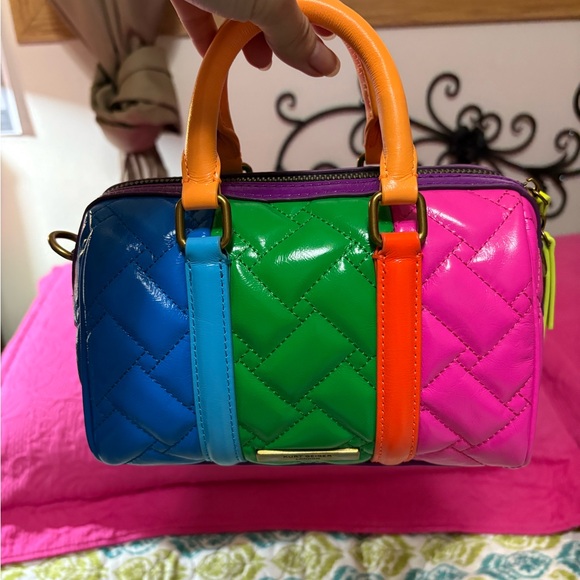 HTF (Hard To Find) NWT (attached) Kurt Geiger Multicolor Quilted Women's Bag - Picture 2 of 8